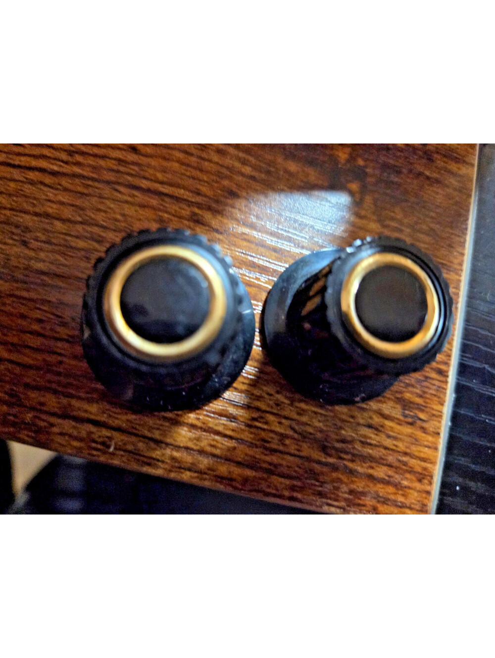 TWO BROWNING GOLDEN EAGLE KNOBS, EXCELLENT SHAPE